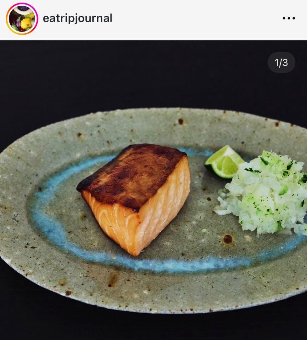 宮城陶器_ 宮城正幸 青磁釉 皿