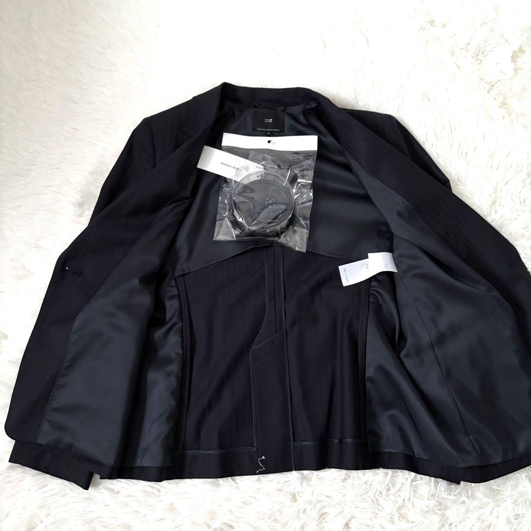 新品☆現行★24AW 23区 ニジュウサンク　パンツスーツ 48 大きいサイズ