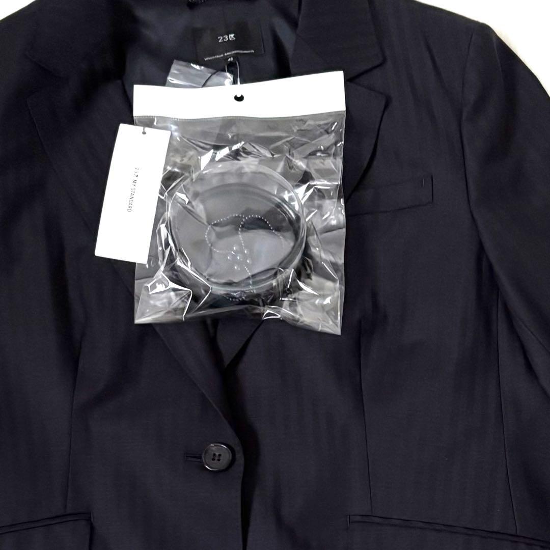 新品☆現行★24AW 23区 ニジュウサンク　パンツスーツ 48 大きいサイズ