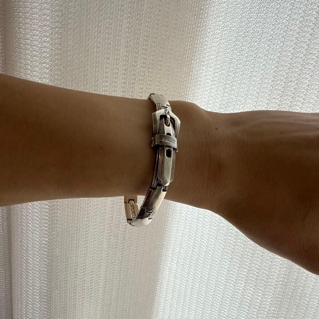 ④ 未使用！Leda SILMA SPORTS ゲルマニウム　ブレスレット