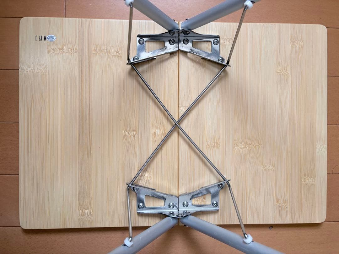  peak 竹製折りたたみテーブル