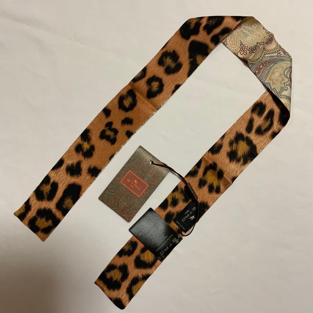洗練されたデザイン　ETRO 正規品　シルク　ペイズリーナ　スカーフ　4