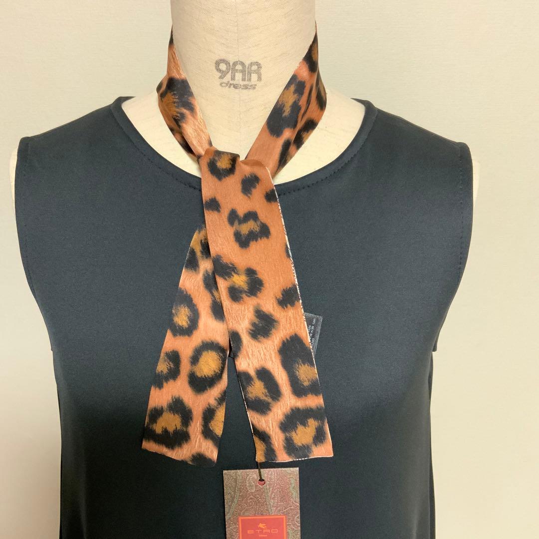 洗練されたデザイン　ETRO 正規品　シルク　ペイズリーナ　スカーフ　4