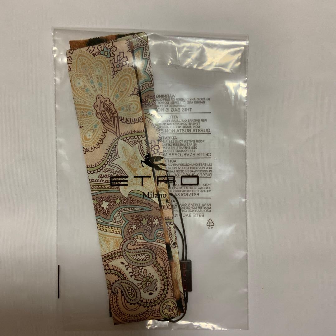 洗練されたデザイン　ETRO 正規品　シルク　ペイズリーナ　スカーフ　4