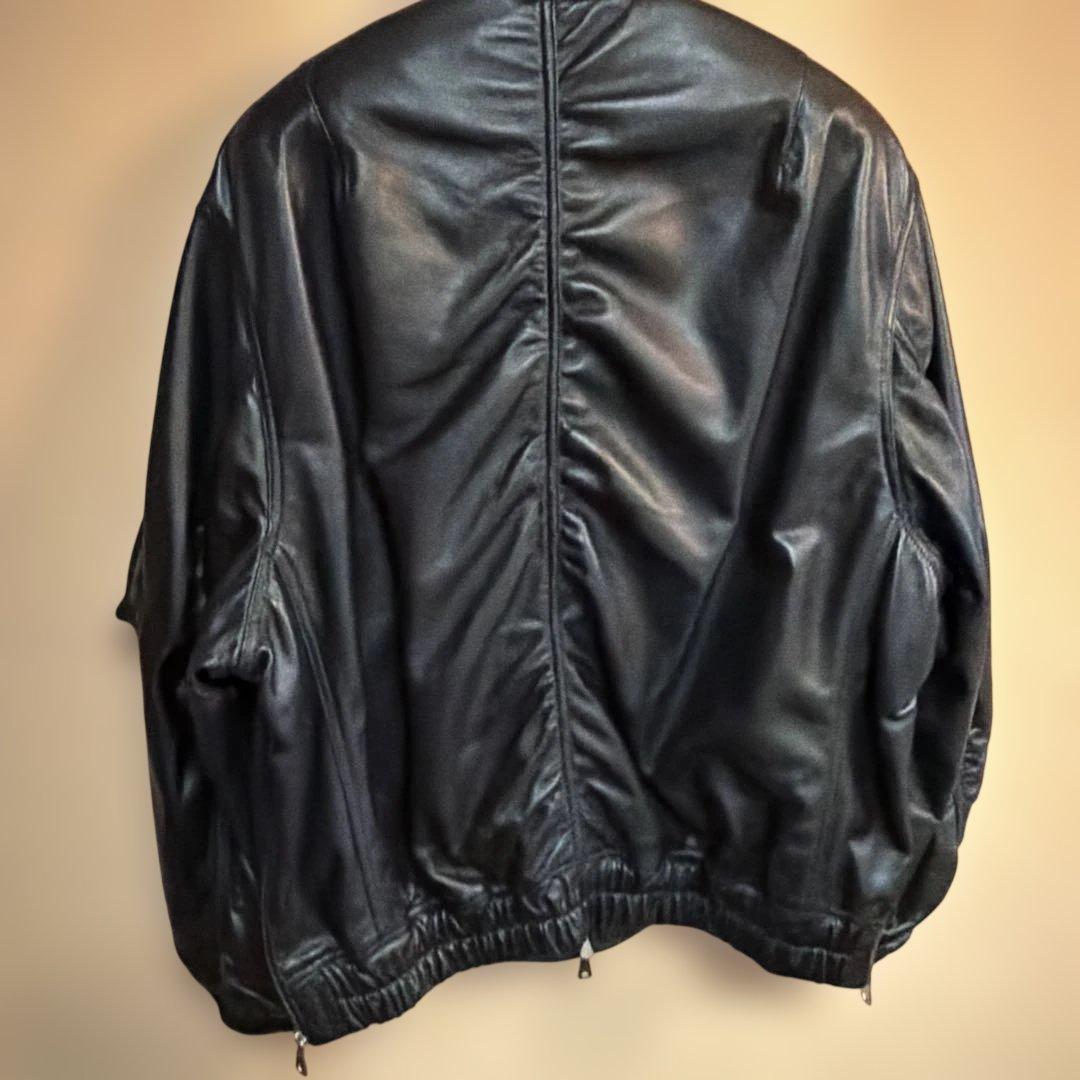 シープレザーMA-1【MAISON SPECIAL】黒 Mサイズ　ほぼ新品