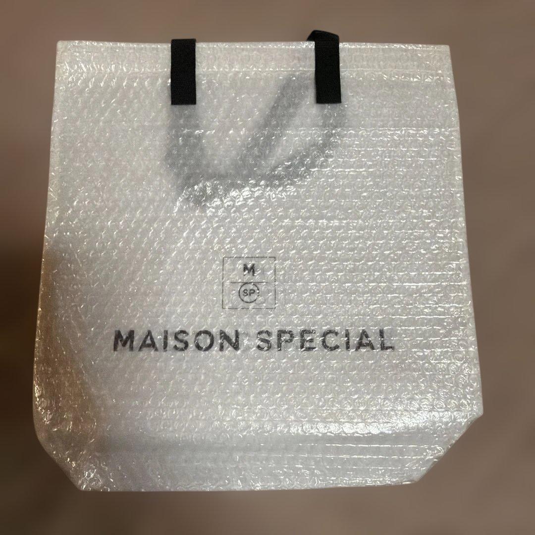 シープレザーMA-1【MAISON SPECIAL】黒 Mサイズ　ほぼ新品