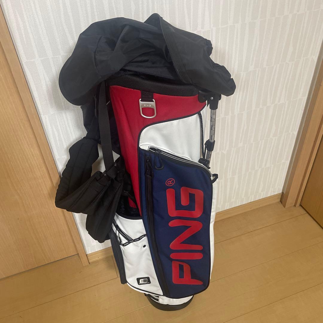 PING キャディバッグ　MASCOT 8.5型　2.0kg トリコロール