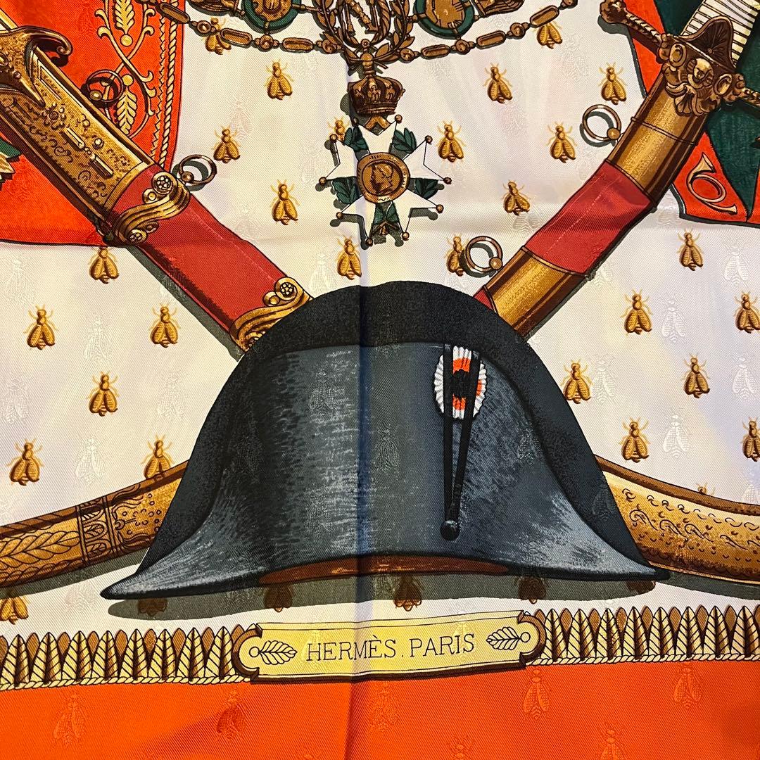 HERMES/エルメス カレ90 ナポレオン スカーフ g_064