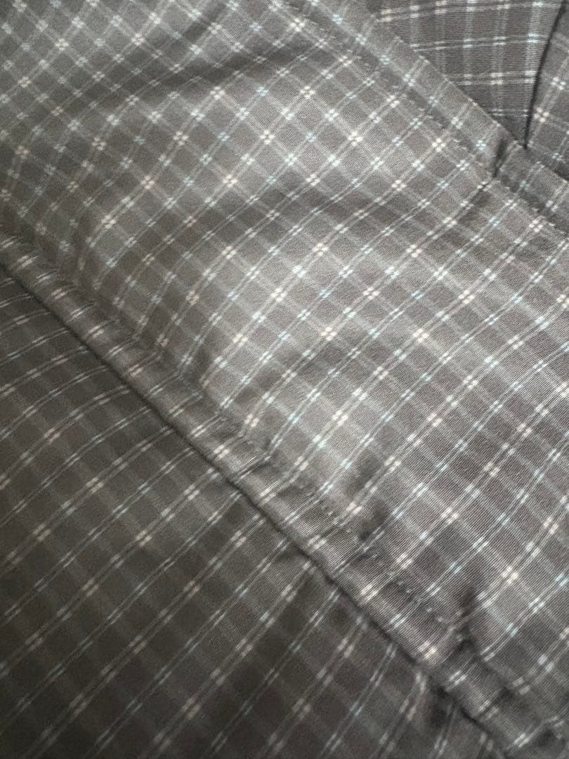 ローリーズファーム モンスターショートコート⭐︎チェック　グレー