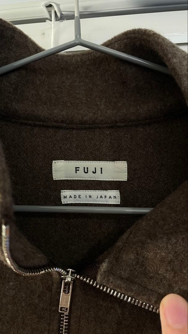 ジャケット・アウター FUJI BRUSHED WOOL PULLOVER Brown size6