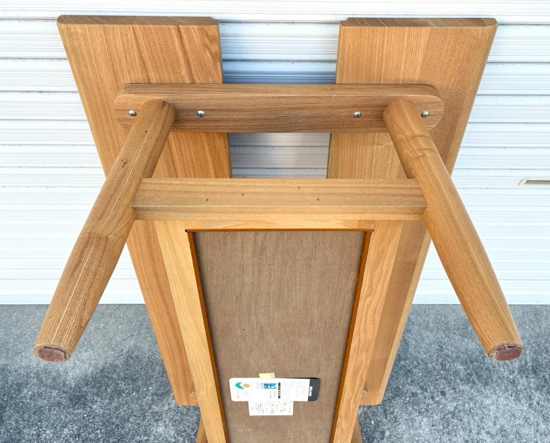 【美品】NAGANO INTERIOR センターテーブル ガラス 天然木