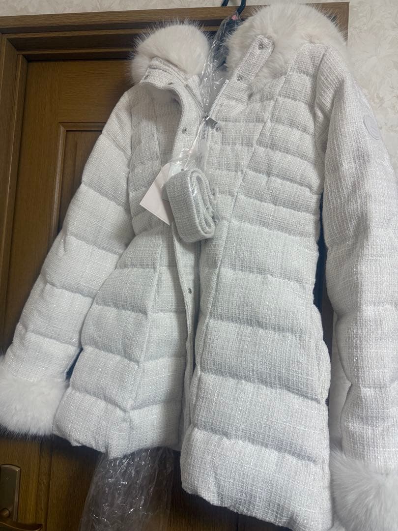 Darich レディミディツイードダウンコート