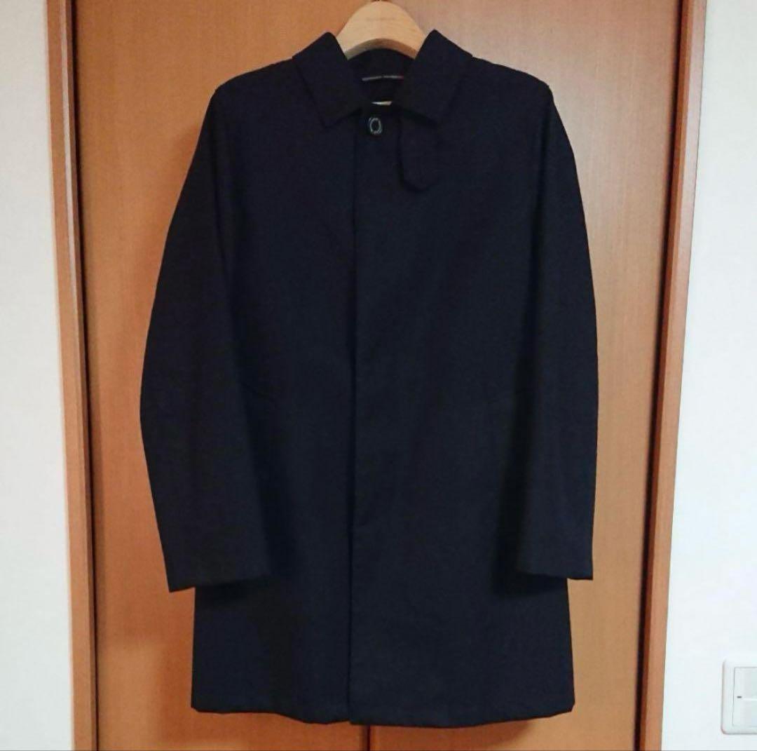 Traditional Weatherwearステンカラーコート　ダークネイビー