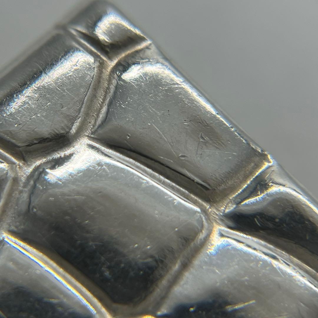 ティファニー TIFFANY メイカーズ クロコ型押しモチーフ マネークリップ