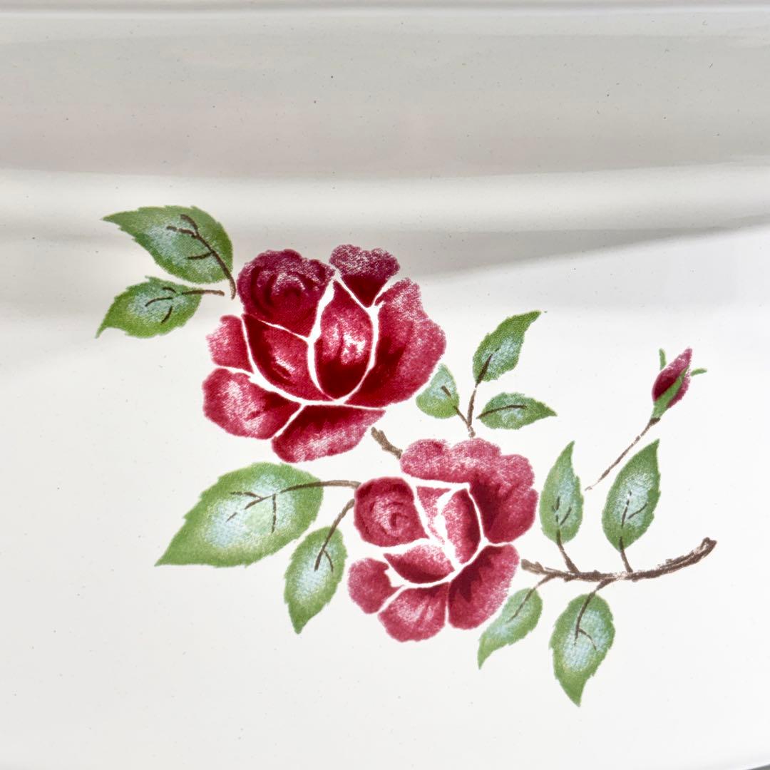 希少！新品・未使用品！イマン スカーレットローズ ホーロー たらい 洗い桶