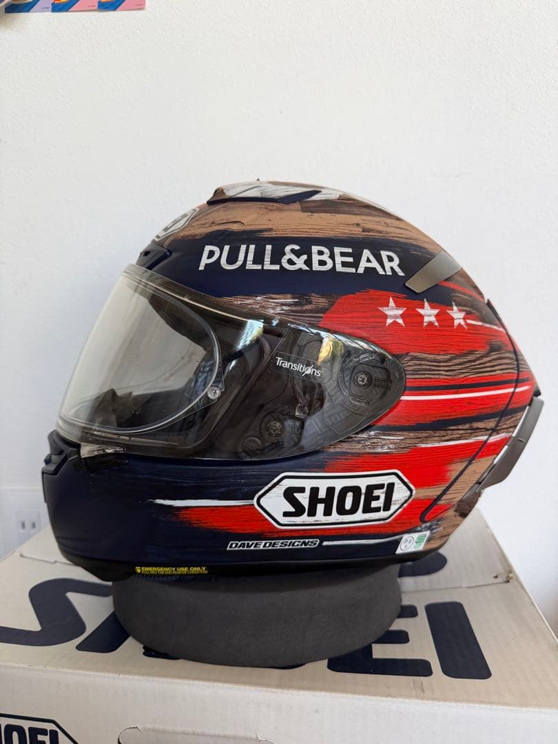 中古美品shoei x 14 MARQUEZ AMERICA Lサイズ