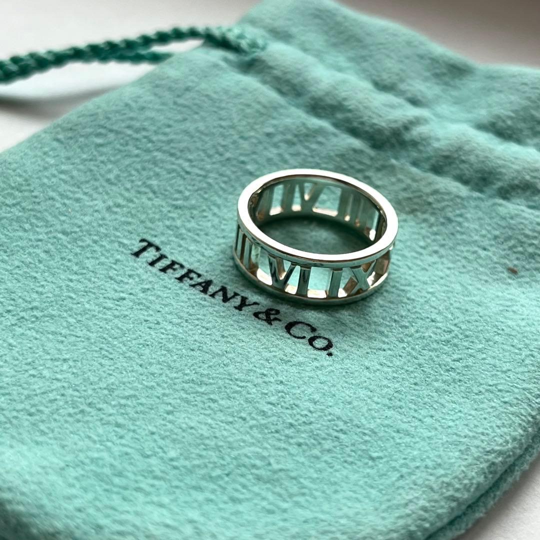 美品 Tiffany&Co ティファニー アトラス シルバー リング 指輪11号