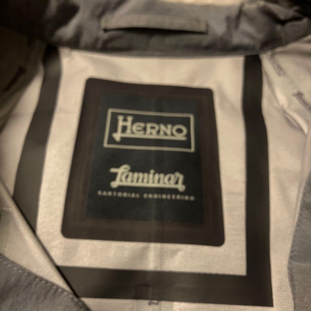 k__A HERNO グレー薄い迷彩柄　サイズ46