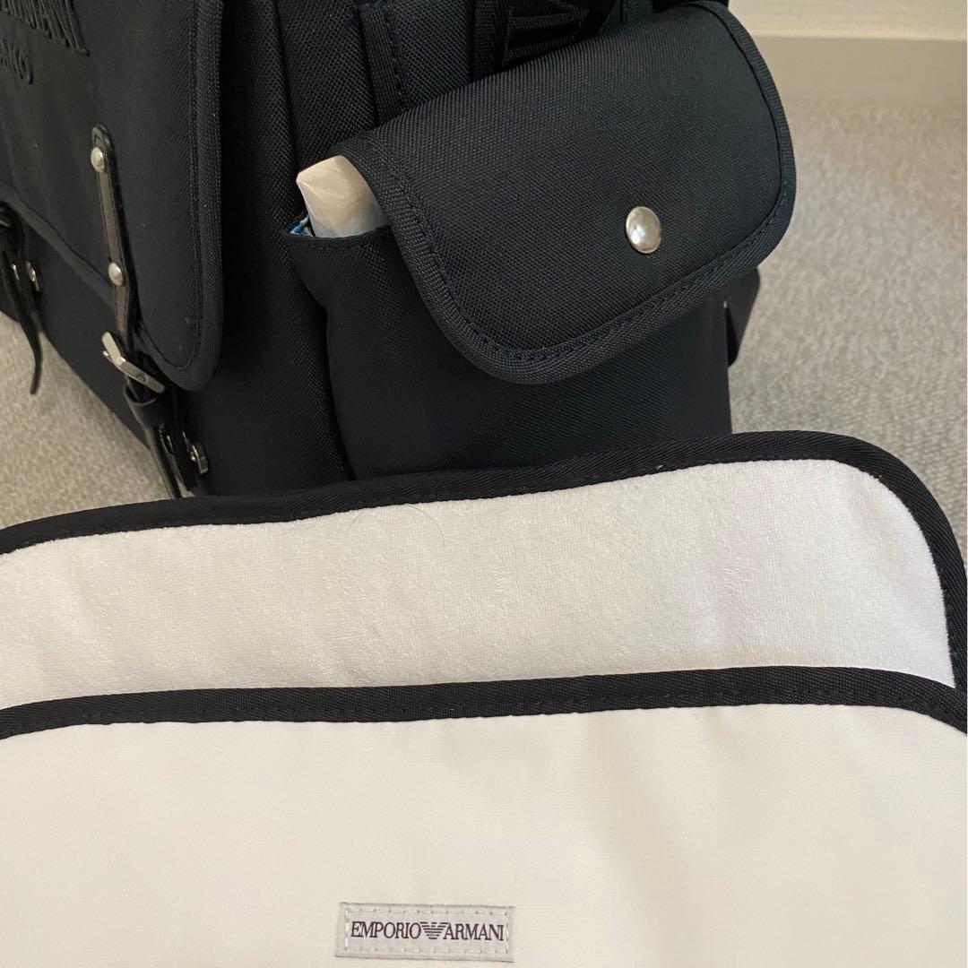 最終値下【タグ付】エンポリオアルマーニ マザーズバック　黒