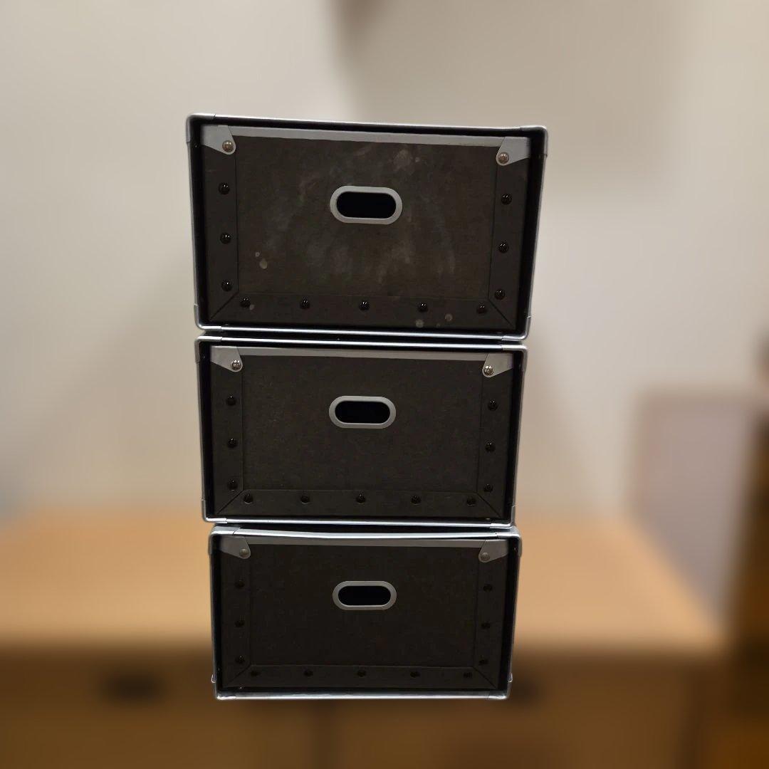 無印　硬質パルプ引き出しボックス　3点