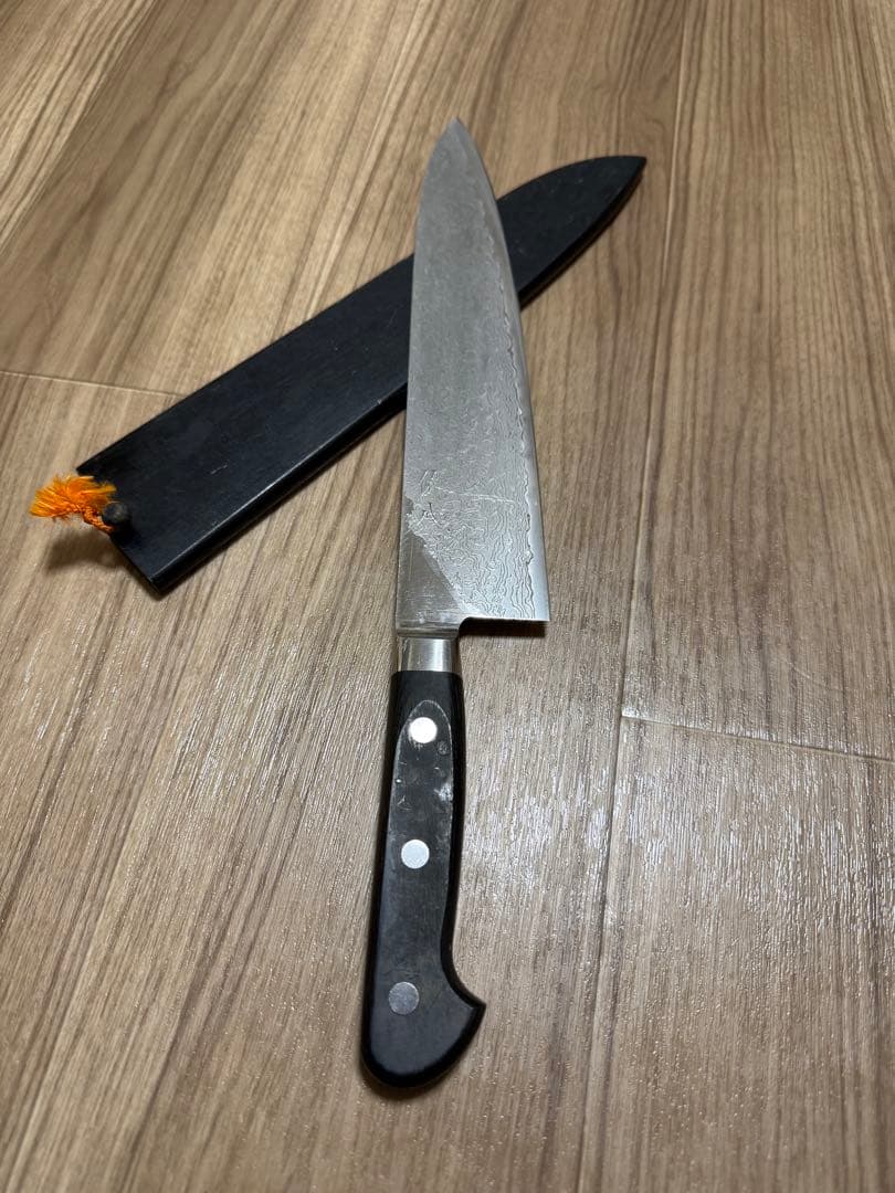 高村作　牛刀　祐成特注　刃渡り9寸　包丁