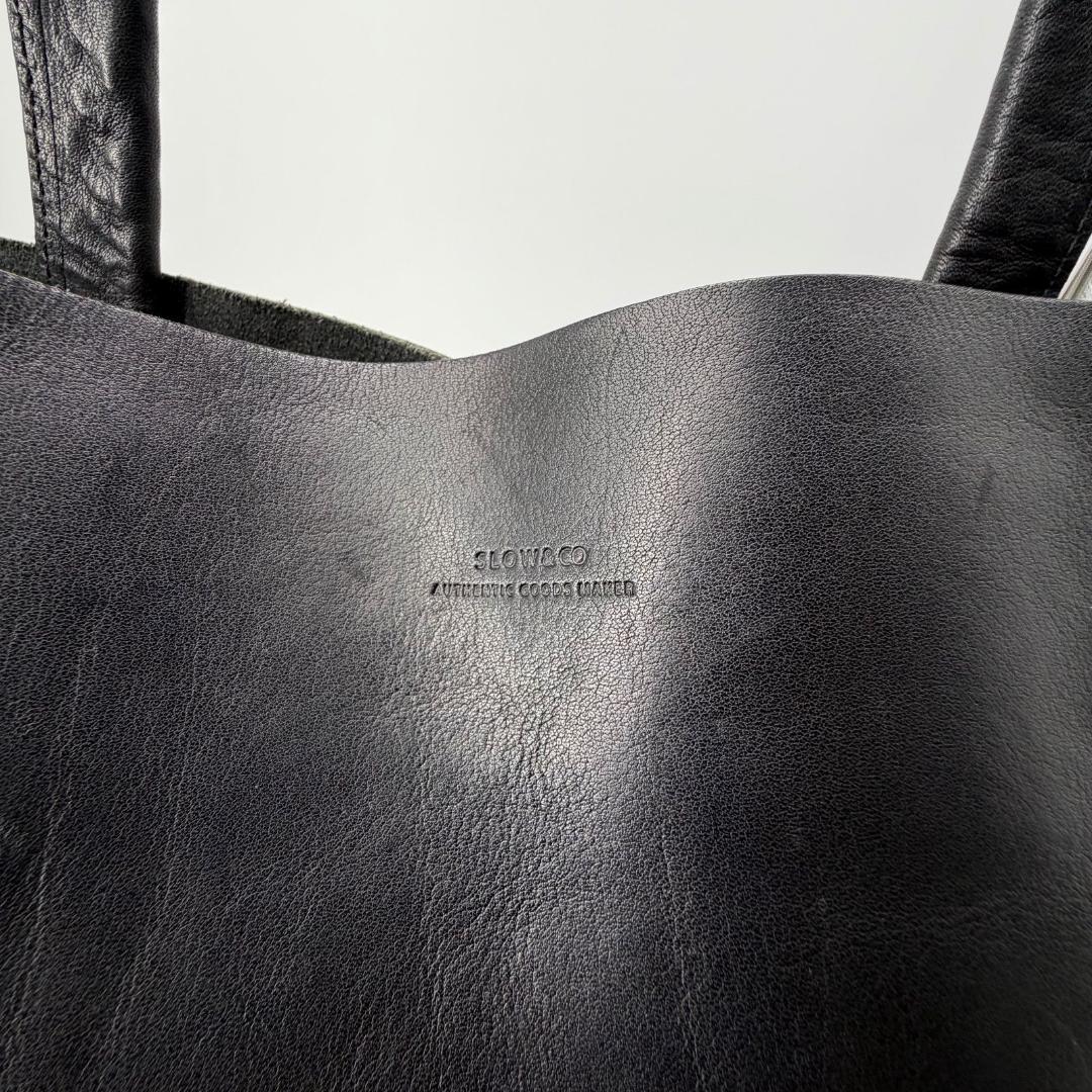 16604✨SLOW&CO スロウ トートバッグ レザー 自立 A4 肩掛け