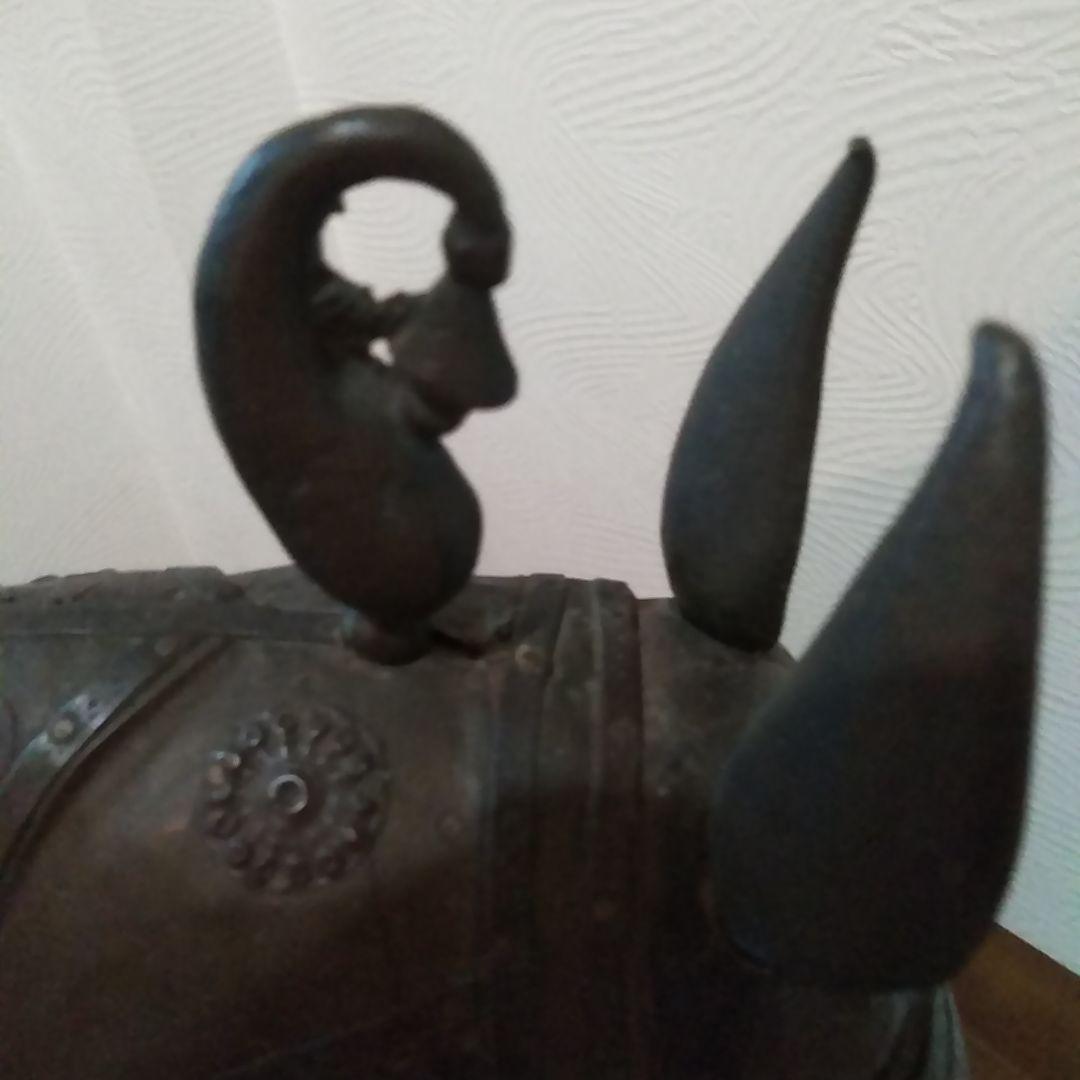 木製　馬の置物　アンティークインテリア