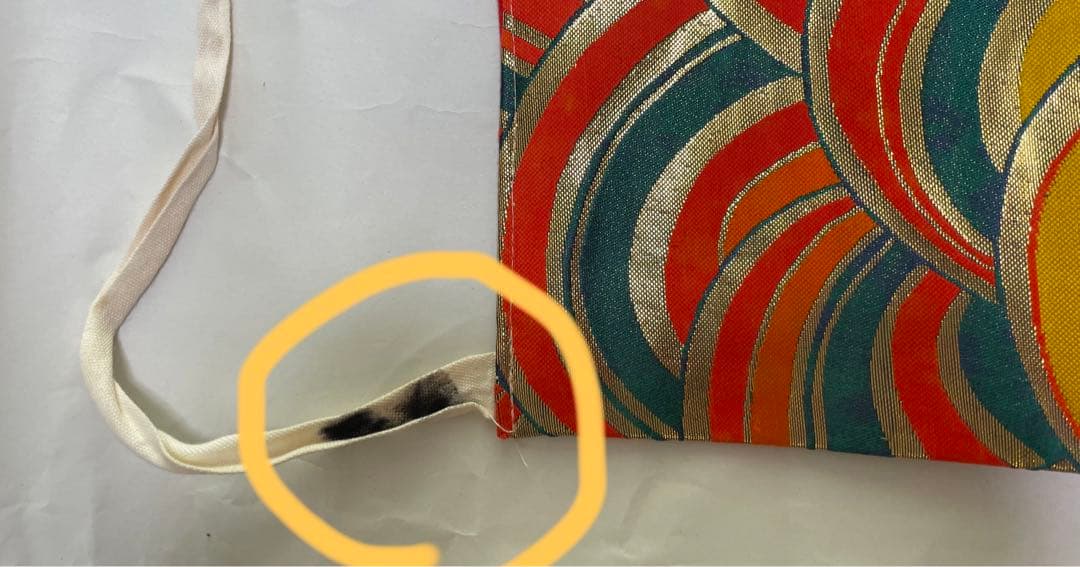 七五三♡女の子　七歳　着物&小物セット　群青色　オレンジ