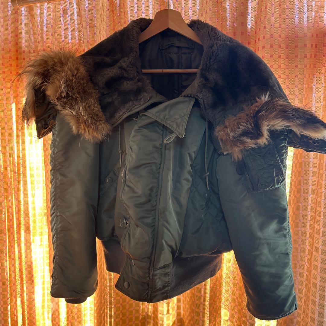 ［美品］60s USAF N-2B リアルファー　米軍実物