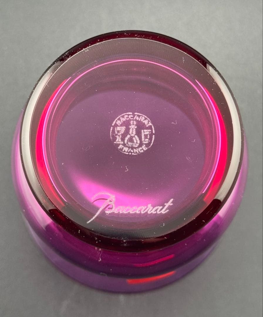 【新品】Bacarrat シャルダンピオニー レッド フラワーベース