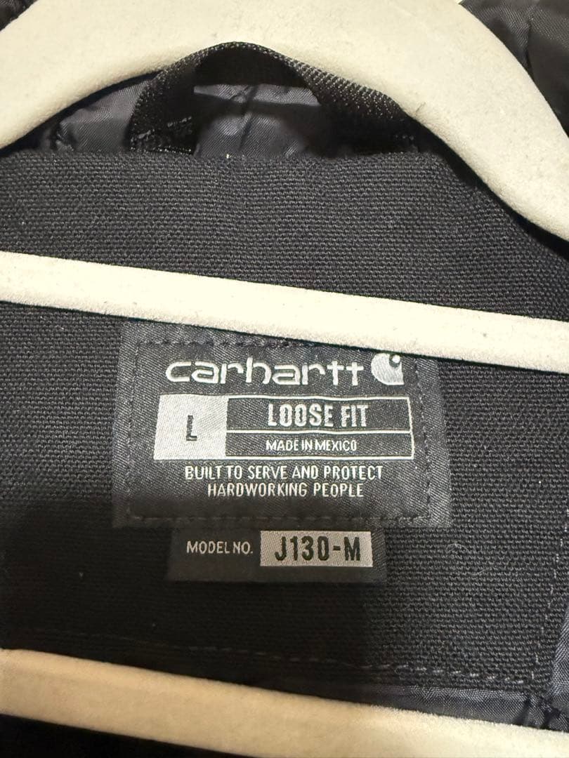 carhartt ブラック アクティブジャケットM US企画