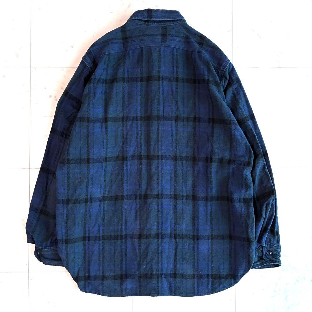 Engineered Garments ネルシャツ ネイビー系 Lサイズ