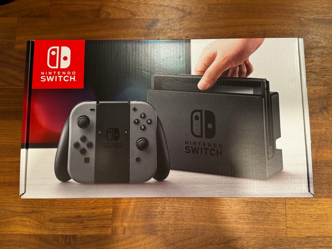 Nintendo Switch 本体 グレー 箱&付属品全部有り