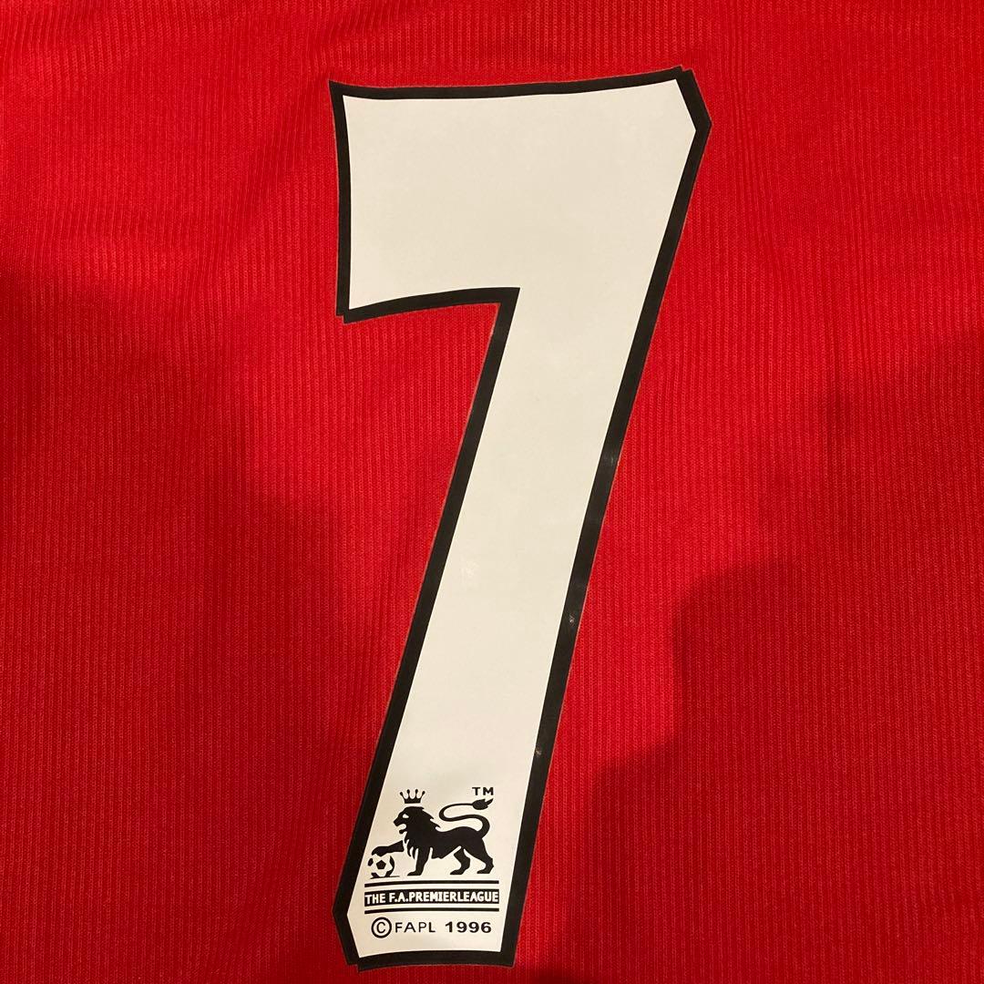 ベッカムネーム入り　マンチェスターユナイテッドホームユニフォーム