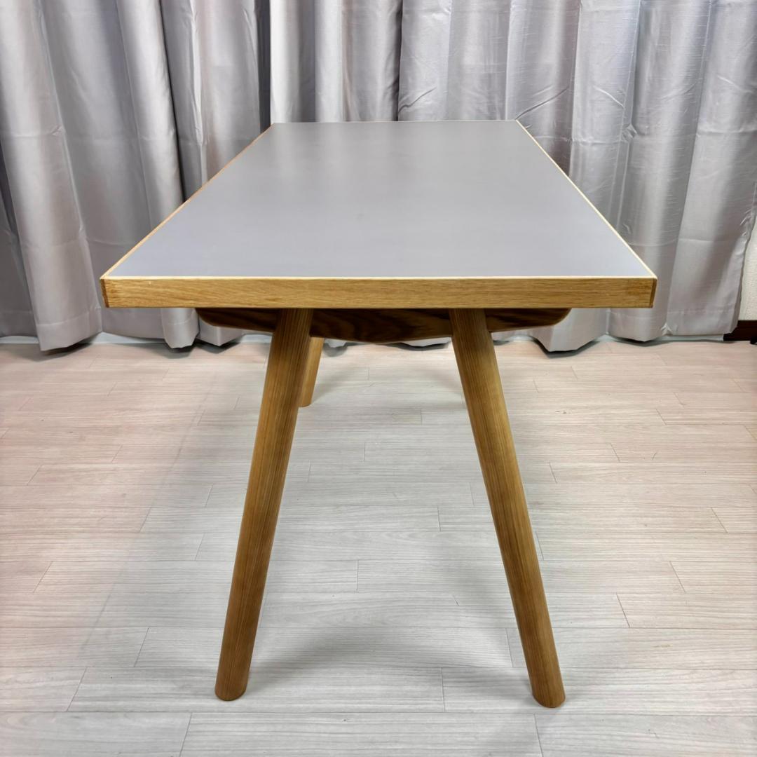 ダイニングテーブル　メラミングレー　1200W　ワークデスク