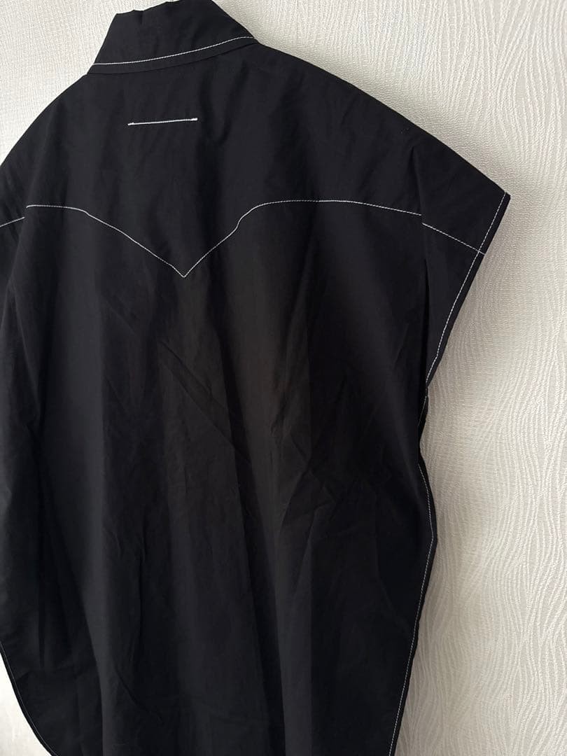 【新品】MM6 MaisonMargiela ブラック シャツ ベスト