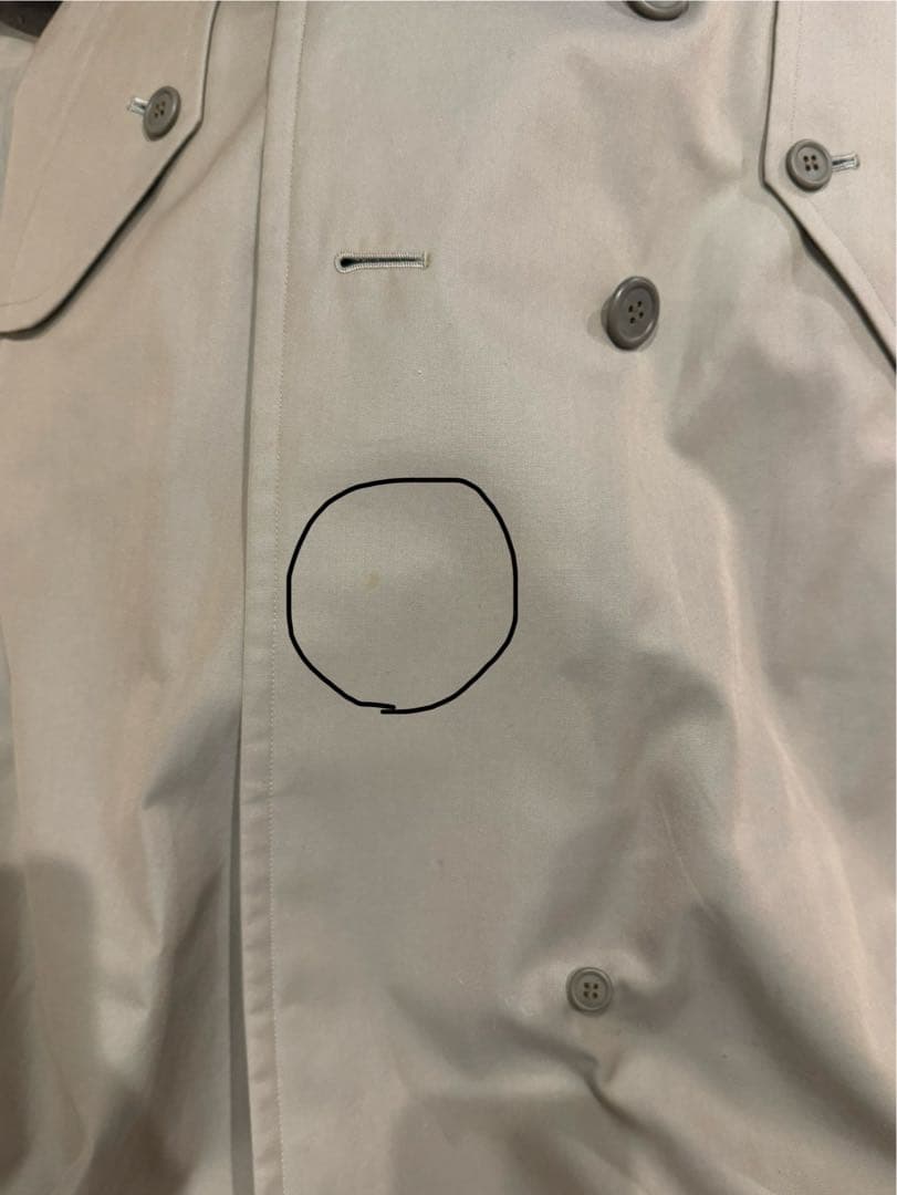 バーバリー BURBERRY 玉虫色　トレンチコート ノバチェック 白タグ