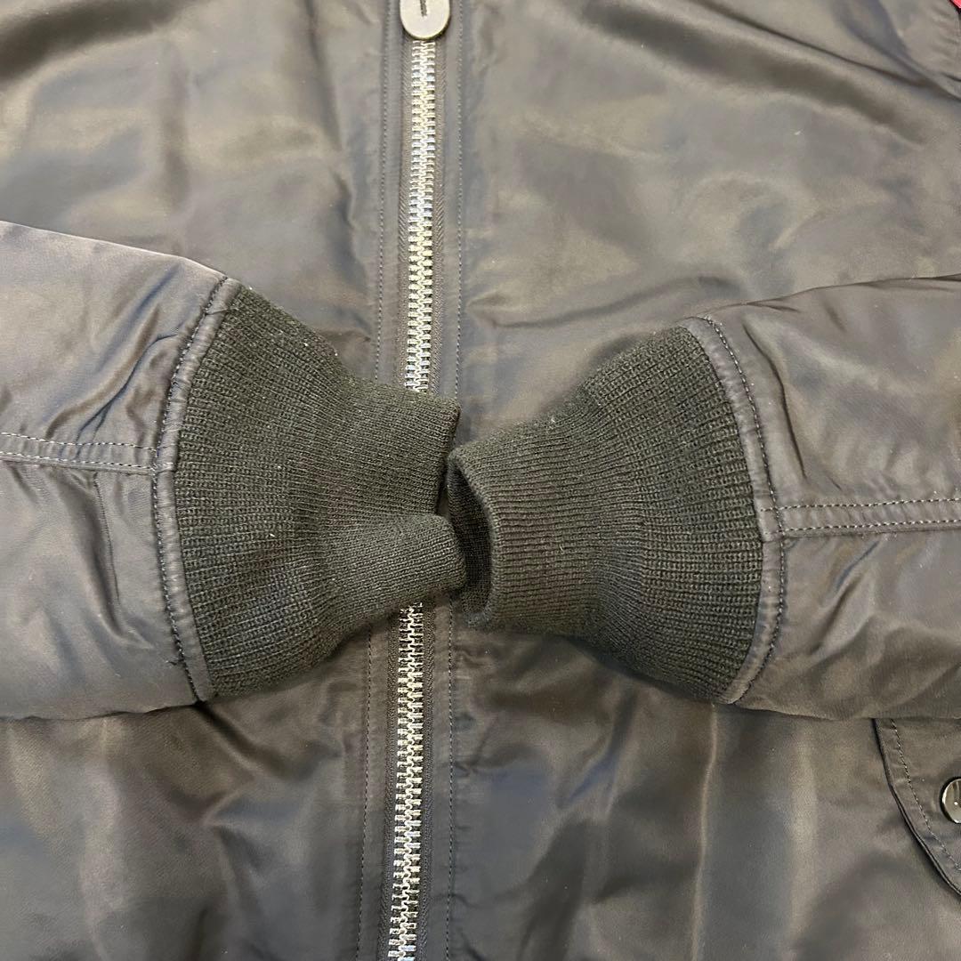 アルファALPHA INDUSTRIES MA-1 フライトジャケット XL 黒