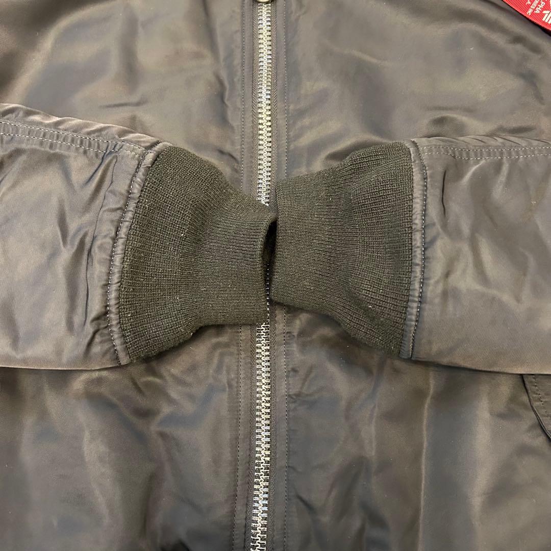 アルファALPHA INDUSTRIES MA-1 フライトジャケット XL 黒