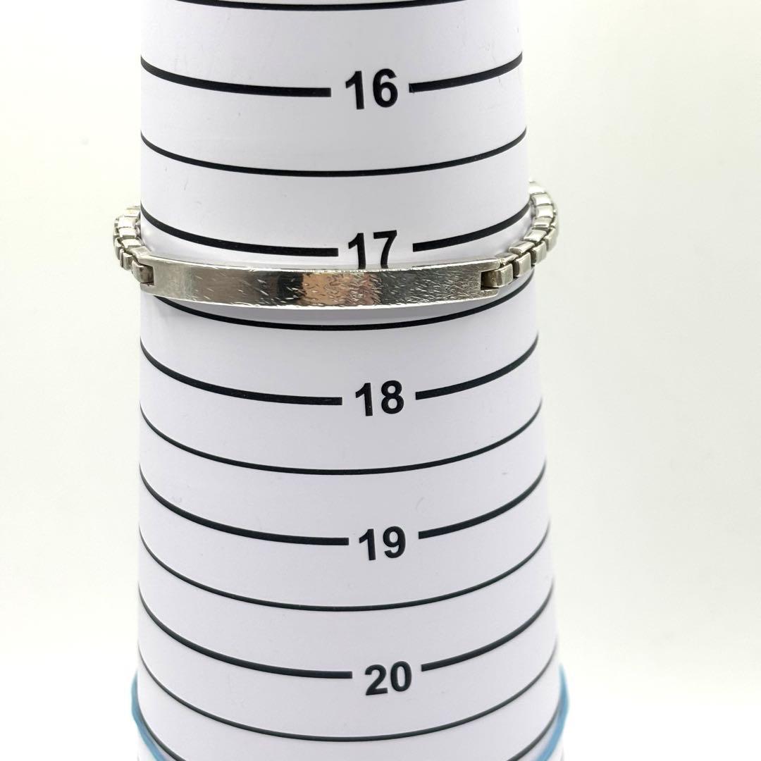 TIFFANY&CO.【希少】ベネチアンIDブレスレット 人気　付属品付き