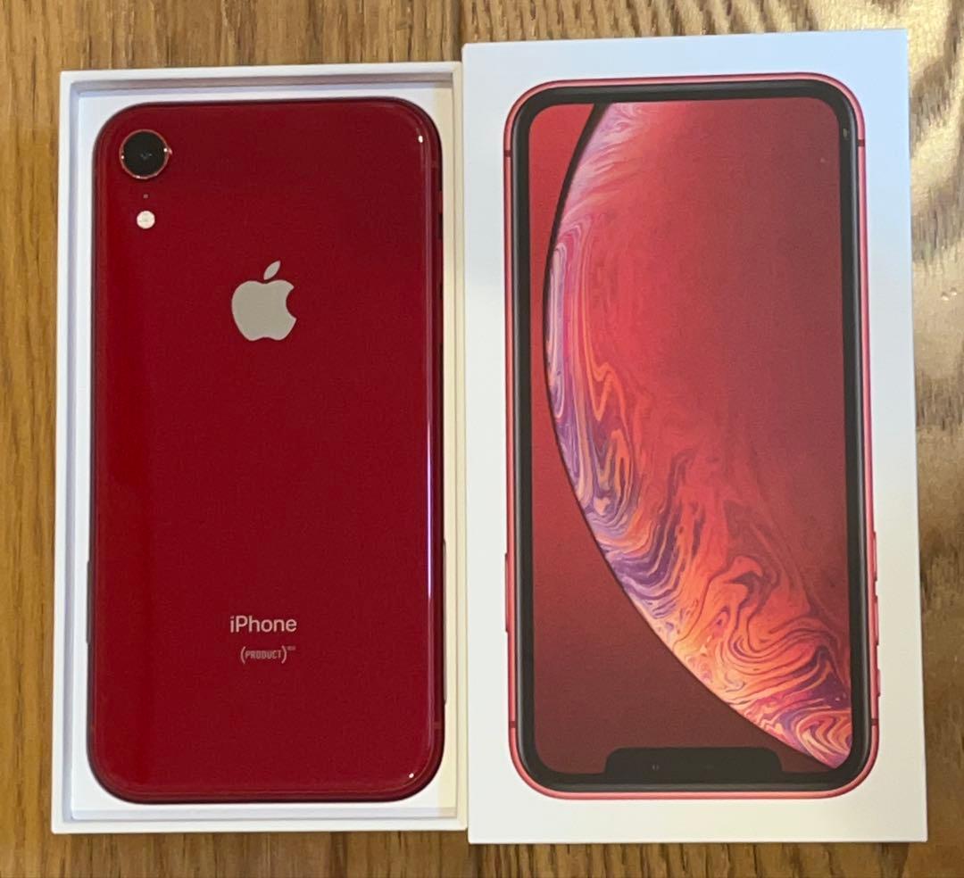 美品 おまけ付 81% iPhone XR 64GB SIMフリー レッド