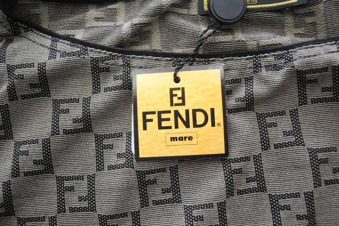 [1868]FENDI ズッカ柄　タンクトップ　42　ヴィンテージ　Mサイズ