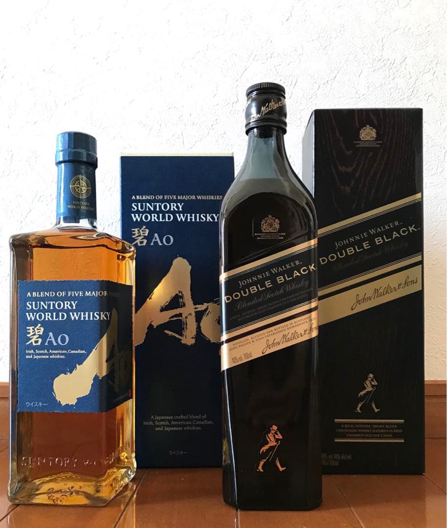 サントリー碧 Ao Johnnie Walker ダブルブラック　箱付セット