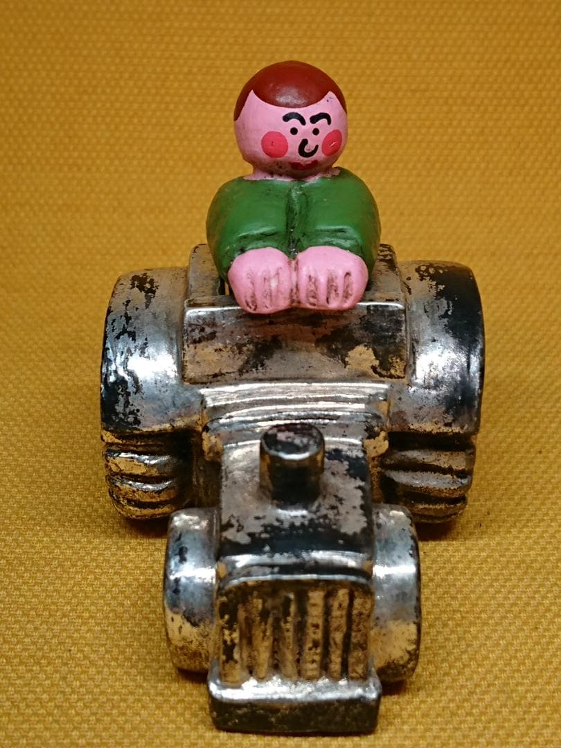 ビンテージ　人形　トラクター　欧州　置物　インテリア　工芸品　美術品　A2700