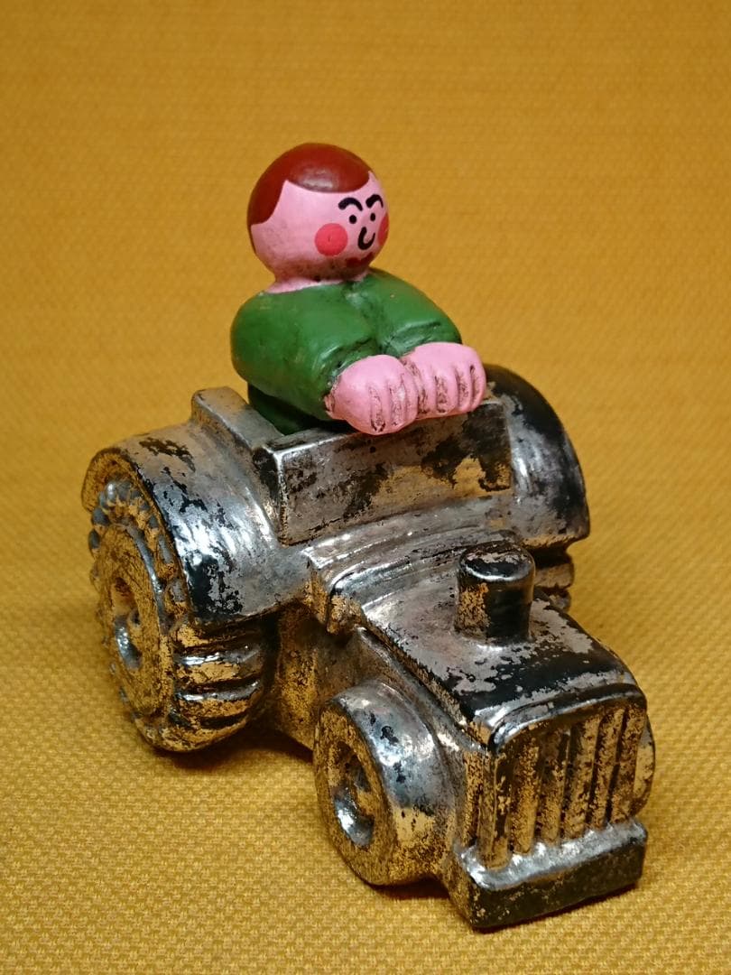 ビンテージ　人形　トラクター　欧州　置物　インテリア　工芸品　美術品　A2700
