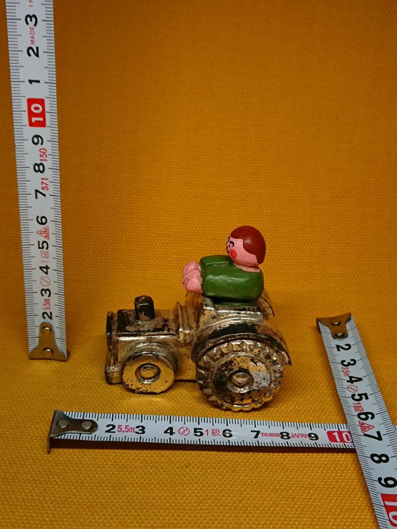 ビンテージ　人形　トラクター　欧州　置物　インテリア　工芸品　美術品　A2700