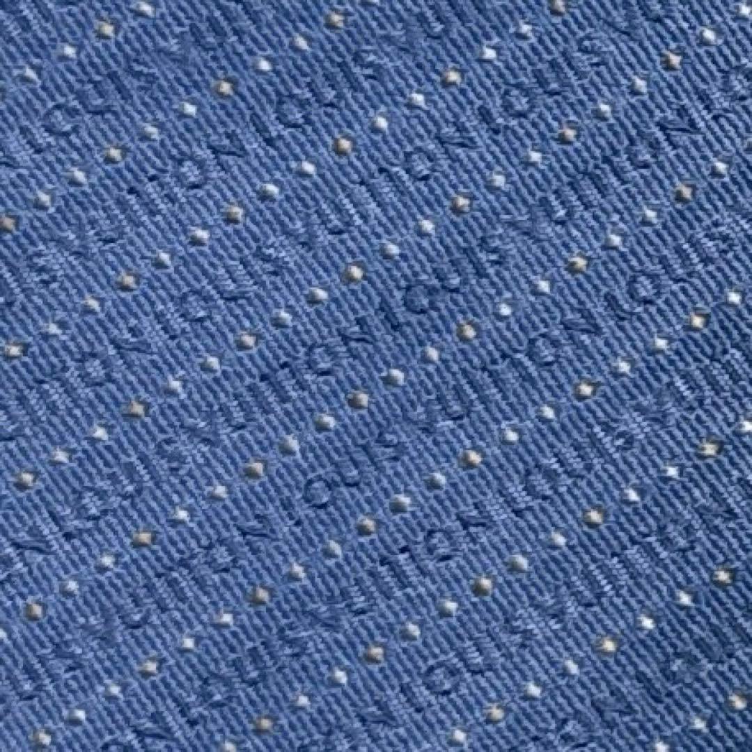【美品】LOUIS VUITTON ネクタイ　高級シルク　文字ロゴ