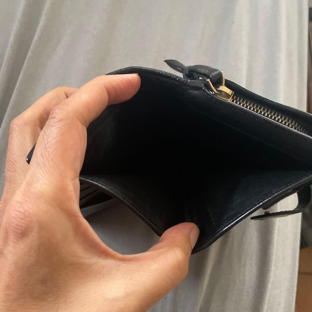 BOTTEGAVENETA ボッテガヴェネタ　長財布　イントレチャート　黒