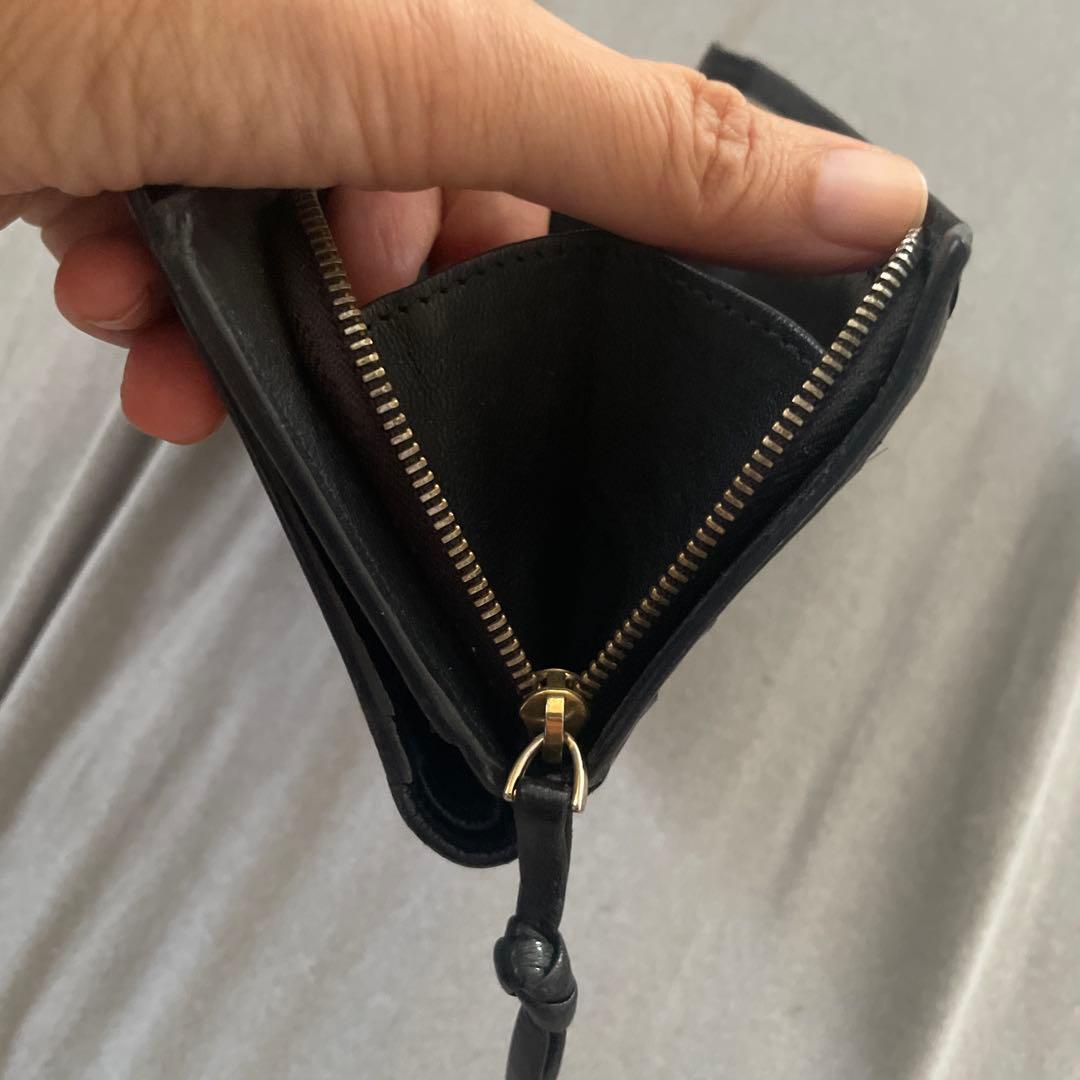 BOTTEGAVENETA ボッテガヴェネタ　長財布　イントレチャート　黒