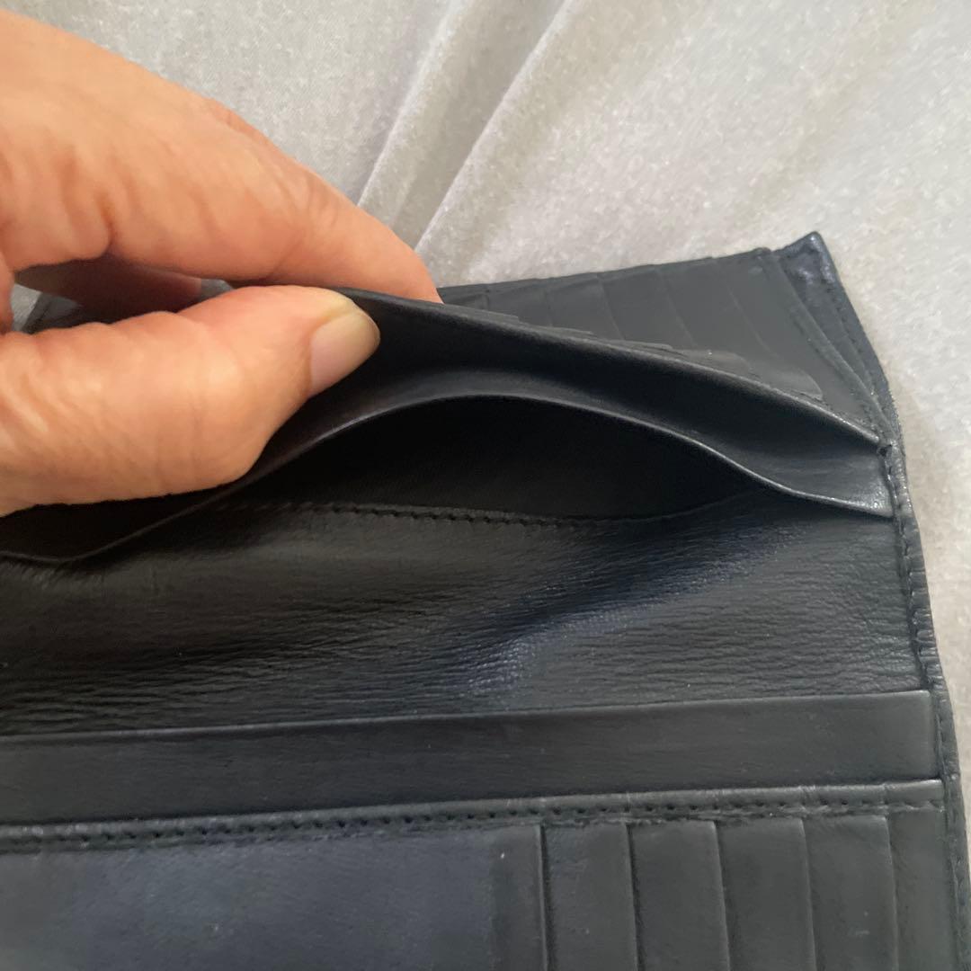 BOTTEGAVENETA ボッテガヴェネタ　長財布　イントレチャート　黒